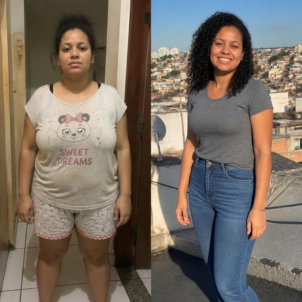 Antes e depois — Renata, 29 anos