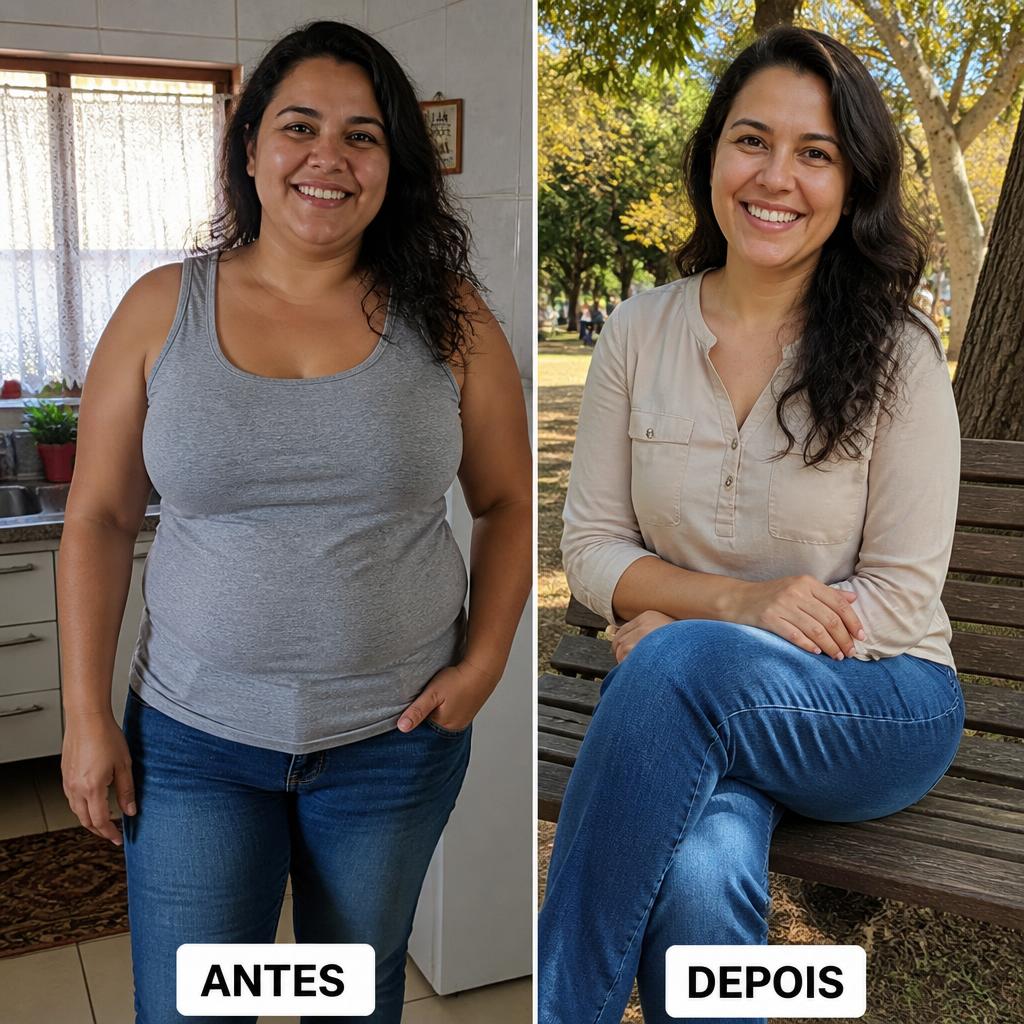 Antes e depois — Simone, 40 anos